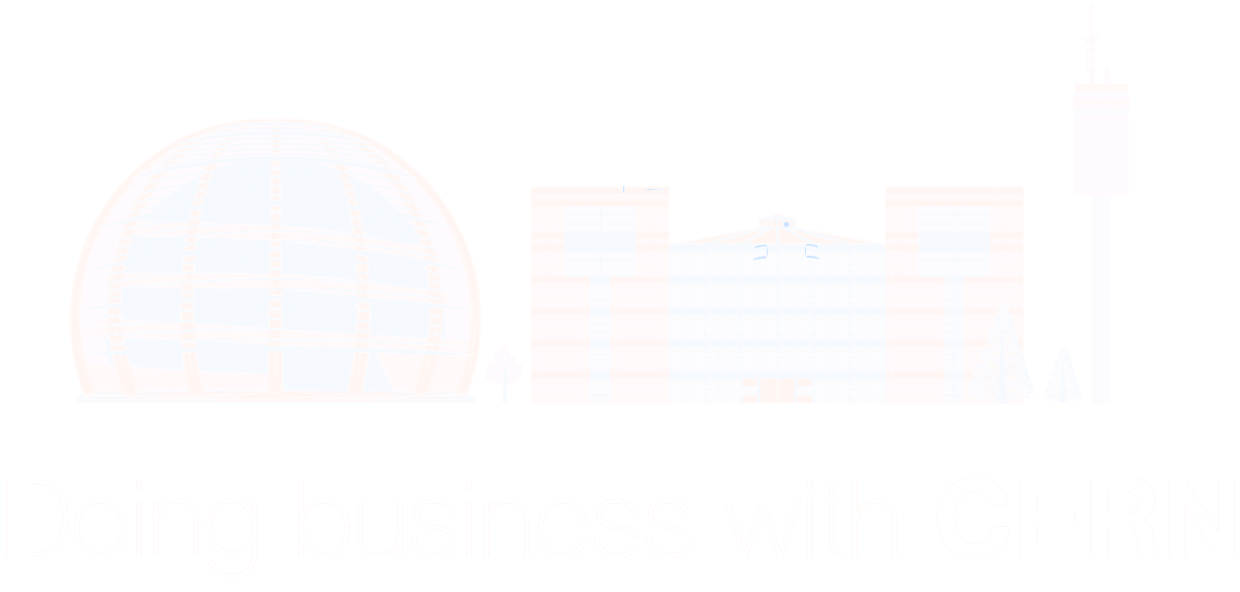 Doing business with CERN logo